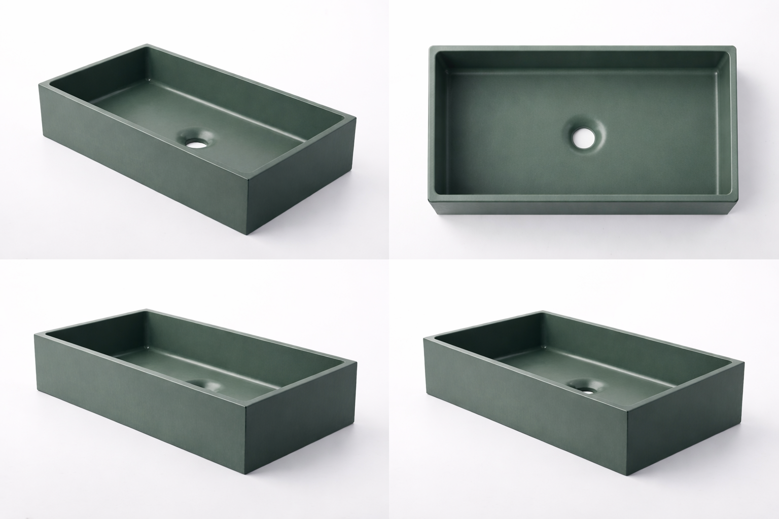 El Yapımı Ahlas Model Taş Lavabo 60*40*10