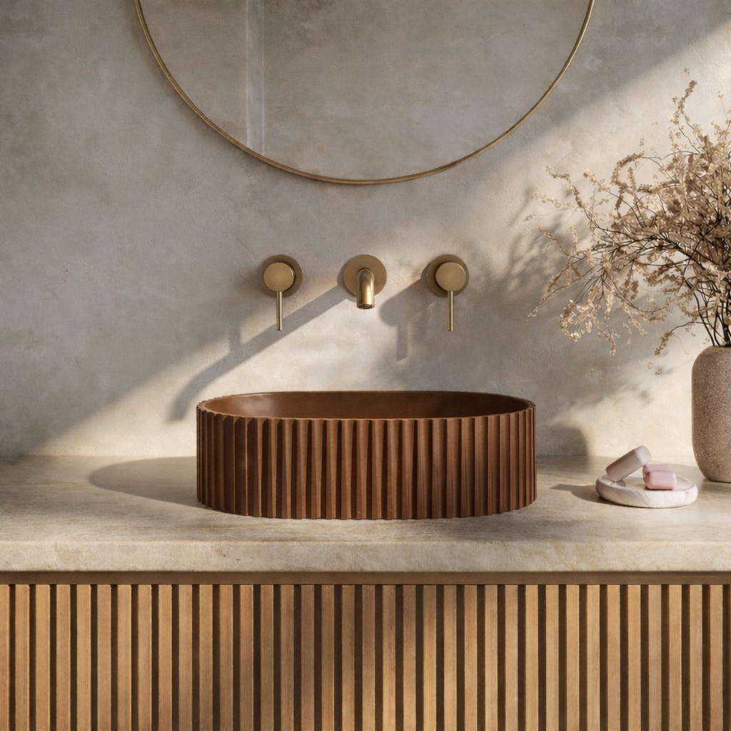 El Yapımı Tood Model Taş Lavabo 25*45*11