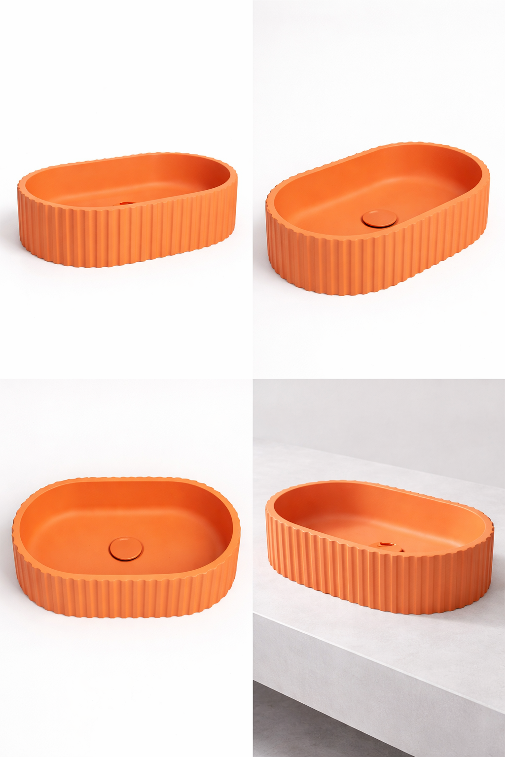 El Yapımı Tood Model Taş Lavabo 25*45*11