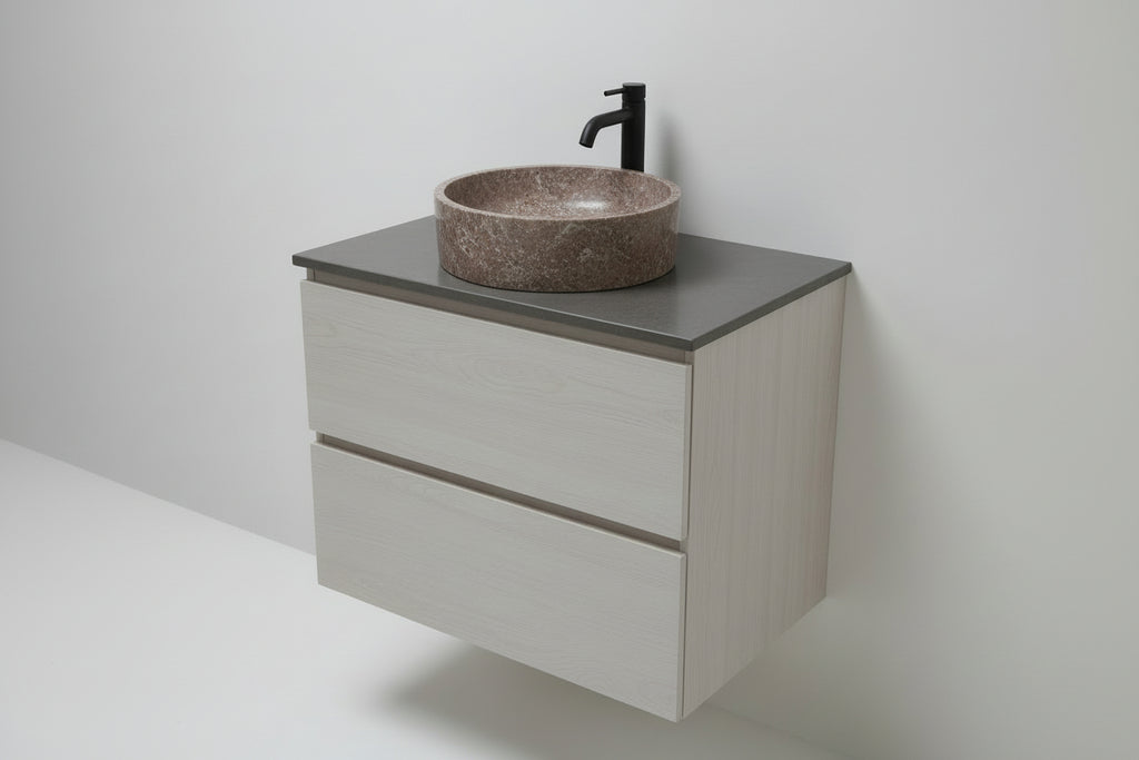 Afife Model Taş Lavabo Özel Seri AFF001 (45cm çap- 12cm yükseklik)