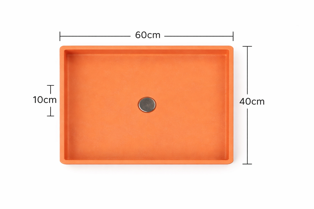 El Yapımı Mira Model Taş Lavabo 60*40*10