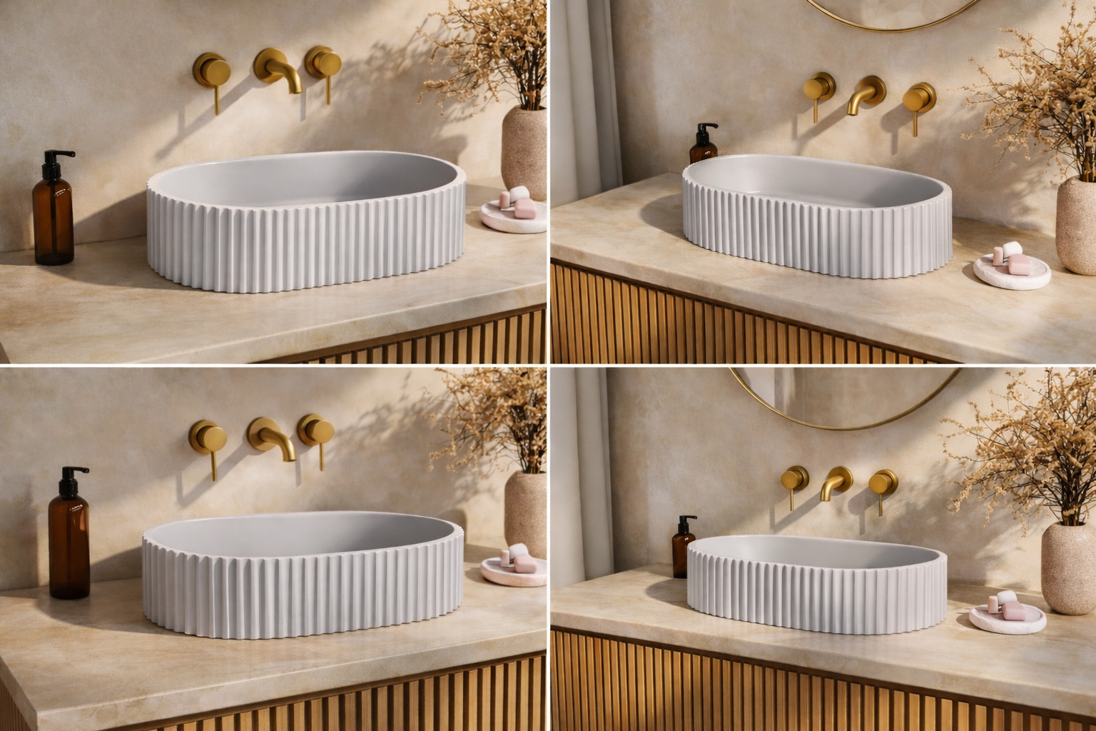 El Yapımı Tood Model Taş Lavabo 25*45*11