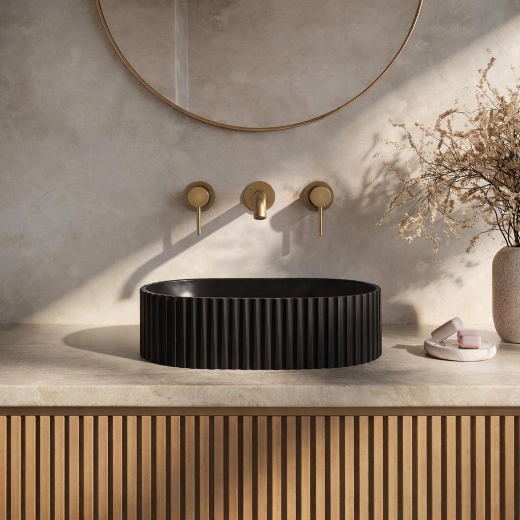 El Yapımı Tood Model Taş Lavabo 25*45*11