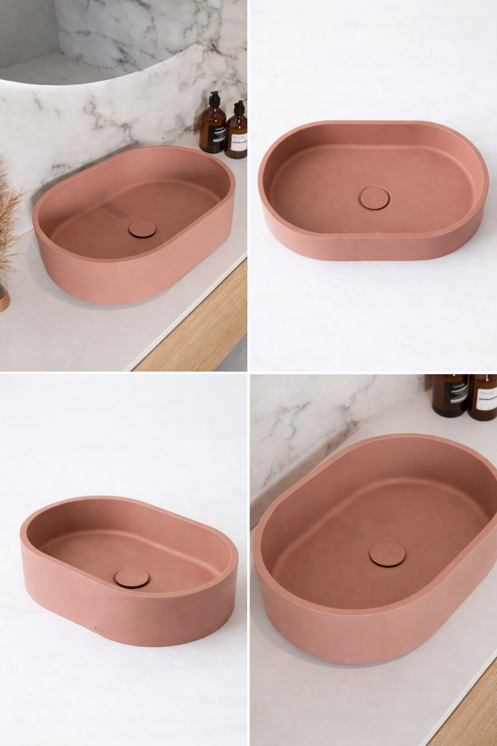 El Yapımı Umay Model Taş Lavabo  60*40*12