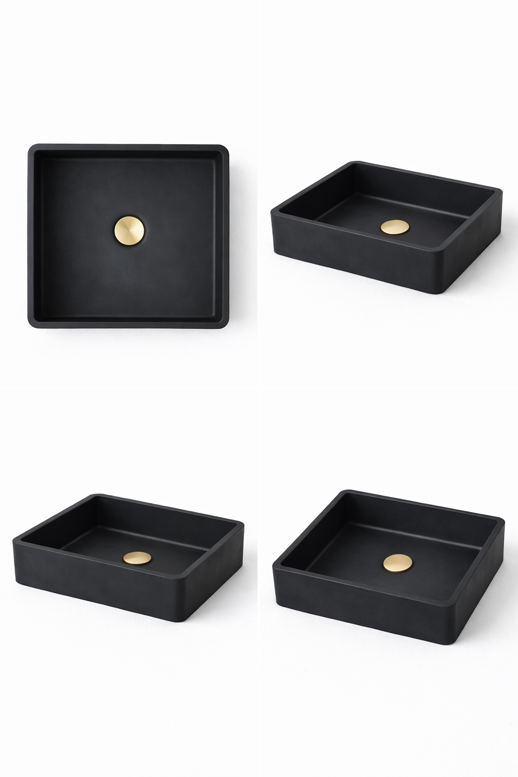 El Yapımı Asaf Model Taş Lavabo 45*45*10