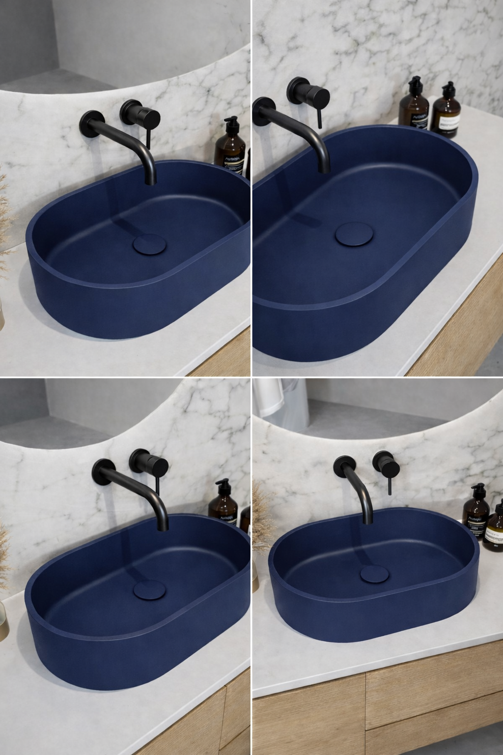 El Yapımı Umay Model Taş Lavabo  60*40*12