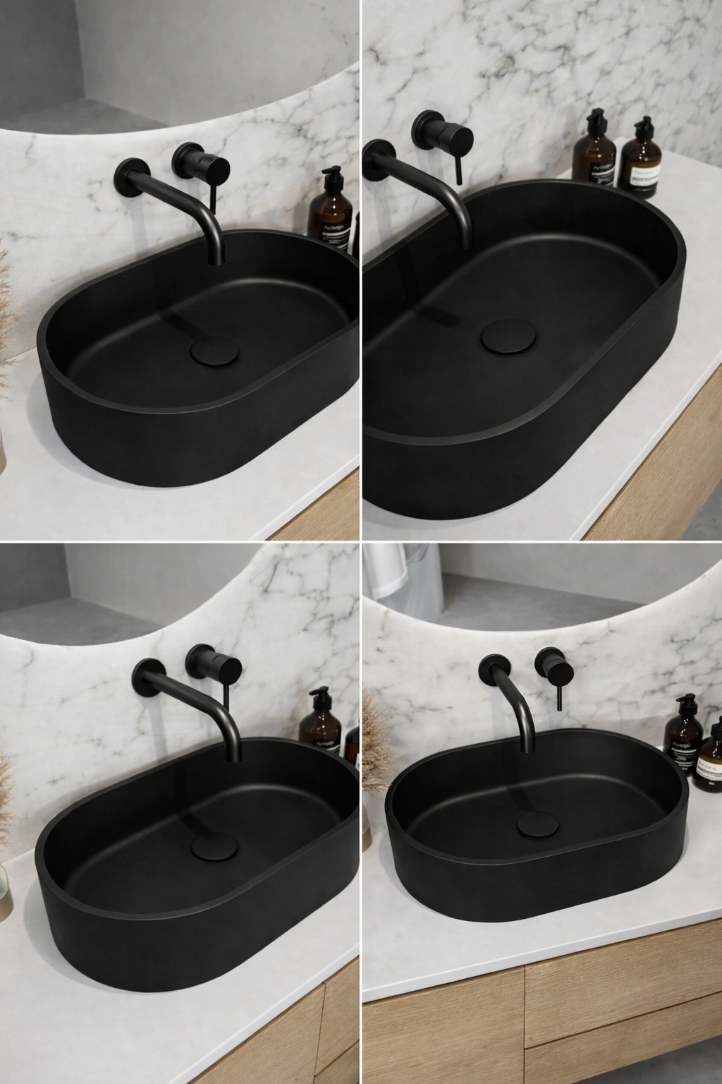 El Yapımı Umay Model Taş Lavabo  60*40*12