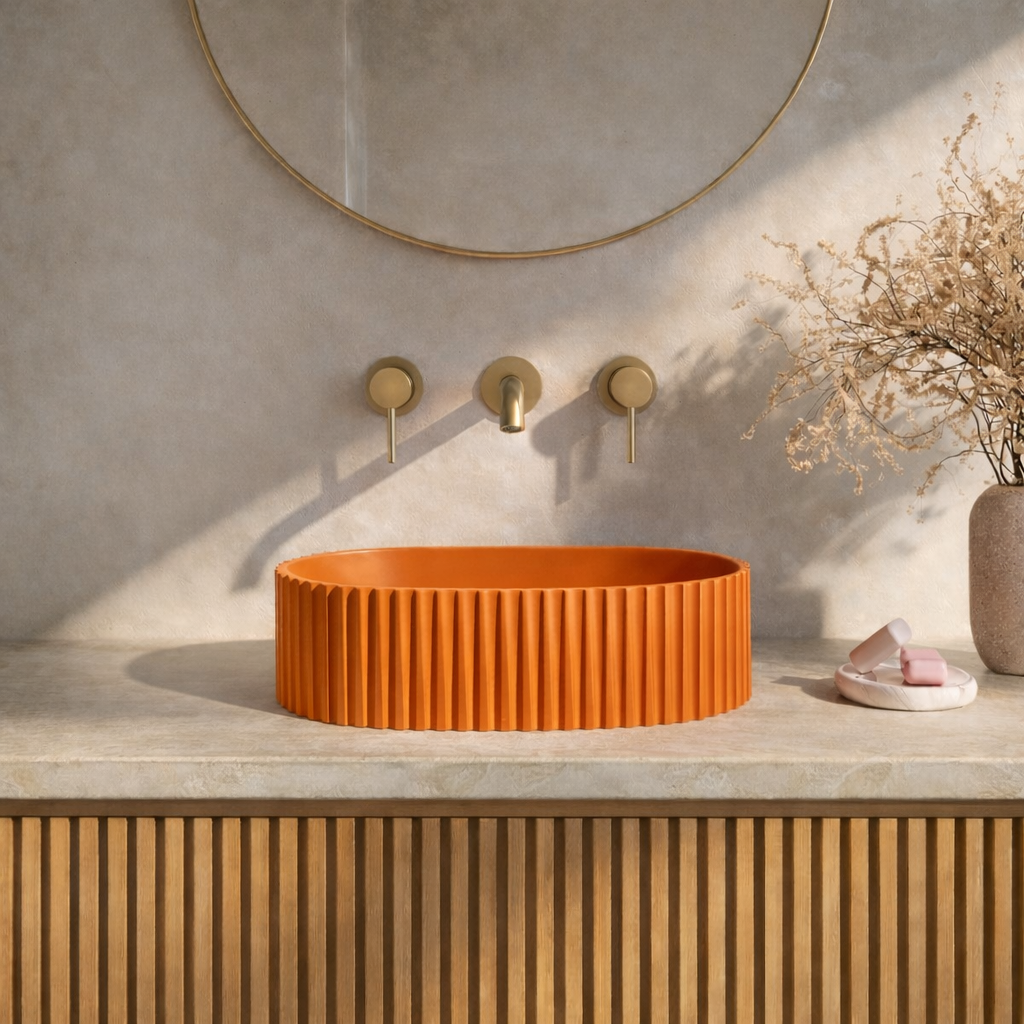 El Yapımı Tood Model Taş Lavabo 25*45*11