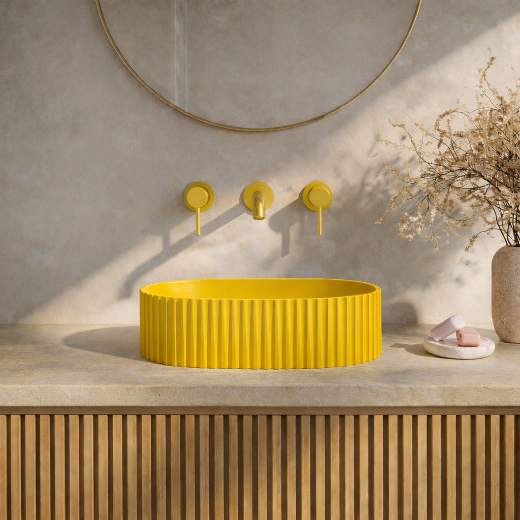 El Yapımı Tood Model Taş Lavabo 25*45*11